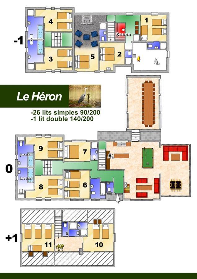 Le Heron 28Pers, Malmedy- Home Cinema, Balneo, Sauna, Jardin Exterior photo